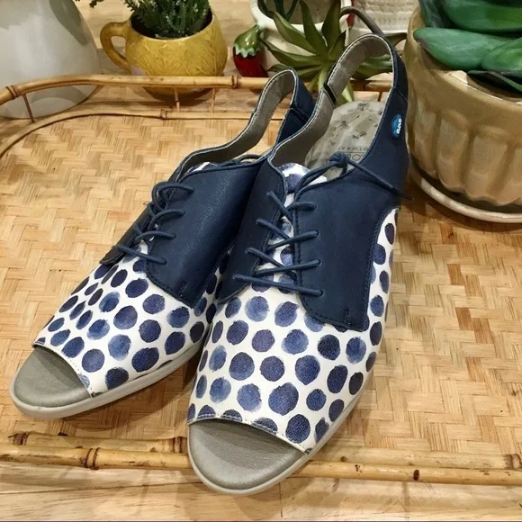 CLOUD walking sandals. Lace up blue white size 41 - Picture 5 of 12